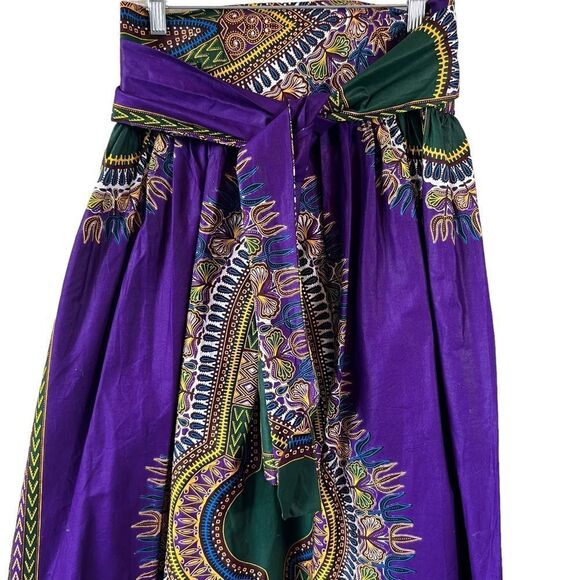 Dashiki Print Maxi Skirt - Picture 3 of 9
